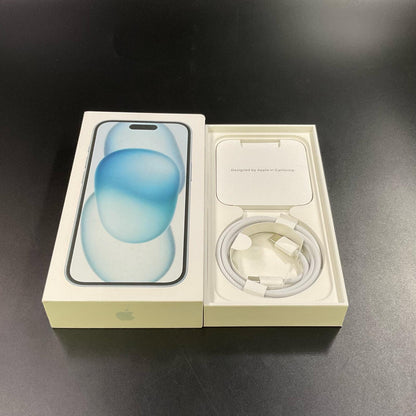 【全額返金保証】【最速発送】Apple iPhone iPhone 15 128GB ブルー au SIMフリー 白ロム 美品 動作確認済 87%