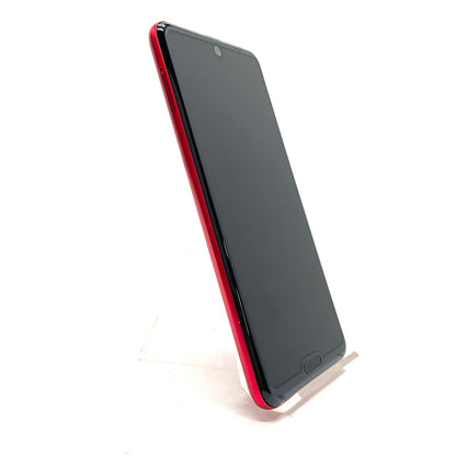 【全額返金保証】【最速発送】SHARP AQUOS R3 128GB ラグジュアリーレッド docomo SH-04L 白ロム 美品 動作確認済