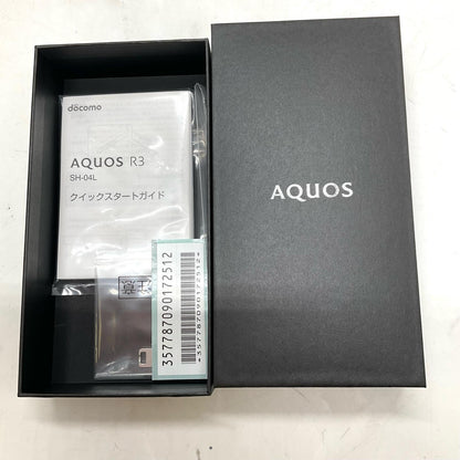 【全額返金保証】【最速発送】SHARP AQUOS R3 128GB ラグジュアリーレッド docomo SH-04L 白ロム 美品 動作確認済