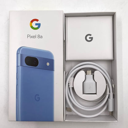 【全額返金保証】【最速発送】Google Pixel 8　a 128GB ベイ au SIMフリー G576D 白ロム 美品 動作確認済