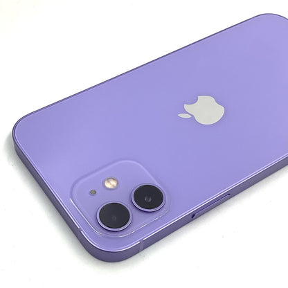 【全額返金保証】【最速発送】Apple iPhone iPhone 12 64GB パープル au 白ロム 美品 動作確認済 86%