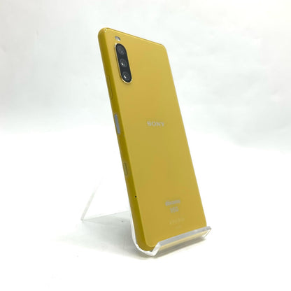 【全額返金保証】【最速発送】Sony Xperia 10 III 128GB イエロー docomo SO-52B 白ロム 美品 動作確認済