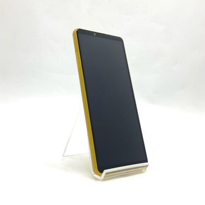 【全額返金保証】【最速発送】Sony Xperia 10 III 128GB イエロー docomo SO-52B 白ロム 美品 動作確認済