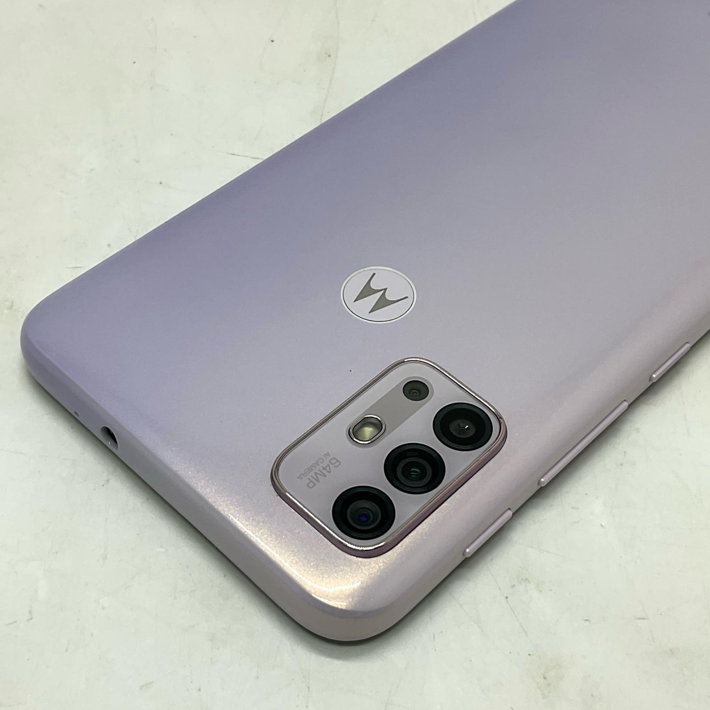 【全額返金保証】【最速発送】Motorola moto g 30 128GB パステルスカイ SIMフリー XT2129-2 白ロム 美品 動作確認済