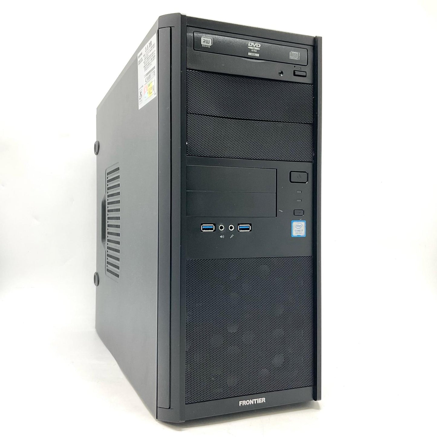 【全額返金保証】【最速発送】フロンティア ゲーミングデスクトップPC FRGAH370/WS10/NTK intel core i7-9700 32GB M.2 SSD 1TB SSD 240GB NVIDIA GeForce RTX 2080 Super 動作確認済