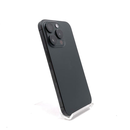 【全額返金保証】【最速発送】Apple iPhone iPhone 15 Pro 128GB ブラックチタニウム SIMフリー 白ロム 超美品 動作確認済 92%