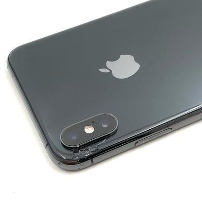 【最速発送】Apple iPhone iPhone XS Max 256GB スペースグレイ Softbank SIMフリー 白ロム【難有】 77%