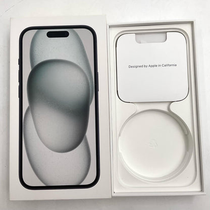 【最速発送】Apple iPhone iPhone 15 256GB ブラック docomo SIMフリー 白ロム【難有】 85%