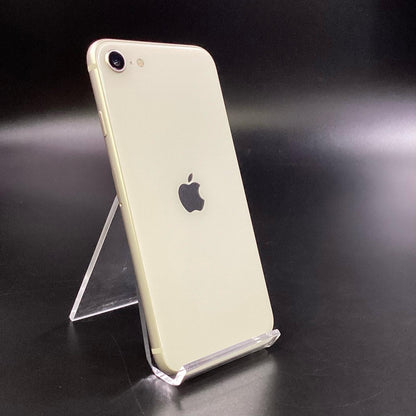 【全額返金保証】【最速発送】Apple iPhone iPhone SE（第3世代） 128GB スターライト docomo 白ロム 動作確認済 79%
