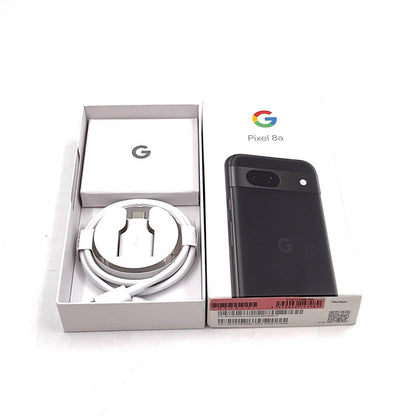 【全額返金保証】【最速発送】Google Pixel ８a 128GB Obsidian Softbank SIMフリー G576D 白ロム 超美品 動作確認済