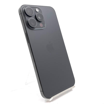 【全額返金保証】【最速発送】Apple iPhone iPhone 15 Pro Max 256GB ブラックチタニウム au SIMフリー 美品 動作確認済 84%
