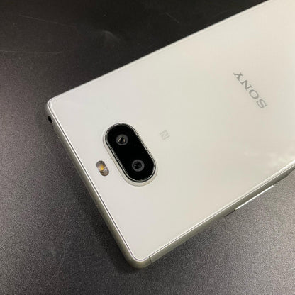 【全額返金保証】【最速発送】Sony Xperia 8 Lite 64GB ホワイト au J3273 白ロム 動作確認済