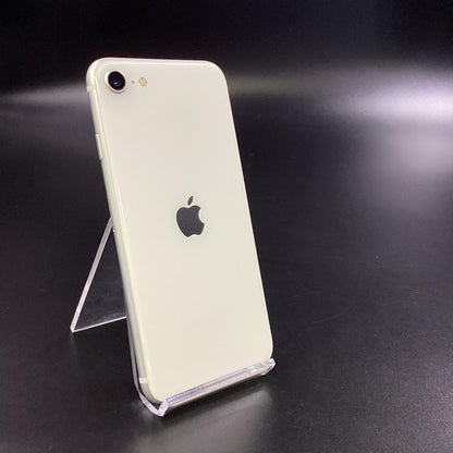 【全額返金保証】【最速発送】Apple iPhone iPhone SE（第2世代） 128GB ホワイト SIMフリー 白ロム 動作確認済 79%
