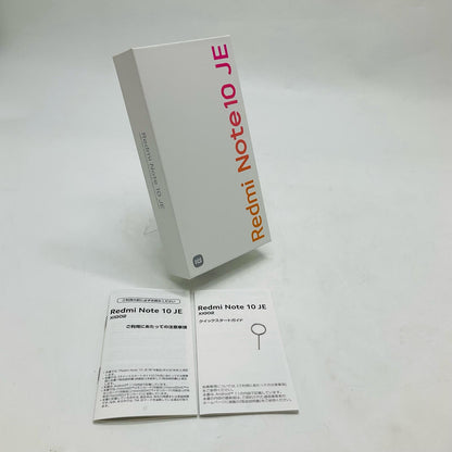 【全額返金保証】【最速発送】Xiaomi Redmi Note 10 JE 64GB グラファイトグレー au XIG02 白ロム 美品 動作確認済