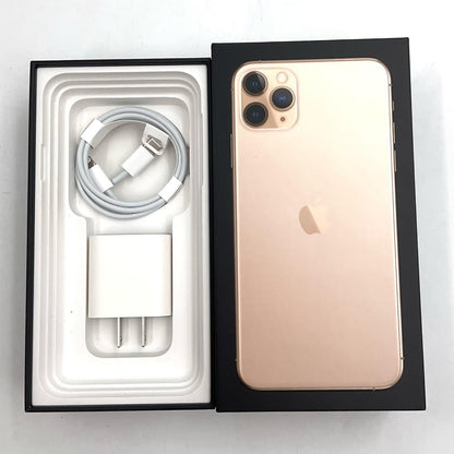【最速発送】Apple iPhone iPhone 11 Pro Max 64GB ゴールド Softbank 白ロム【難有】 73%