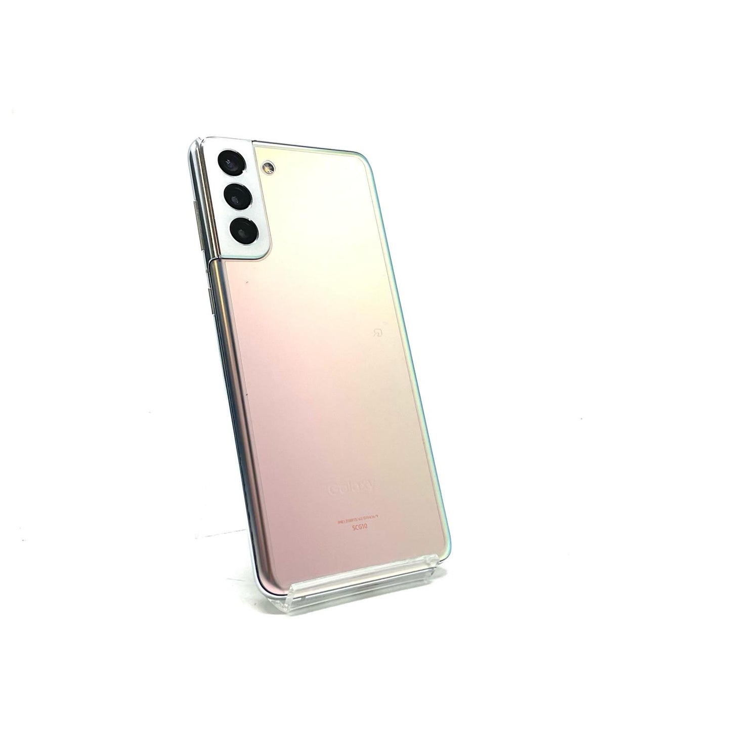 【最速発送】SAMSUNG Galaxy S21+ 5G 256GB ファントムシルバー au SCG10 白ロム【難有】