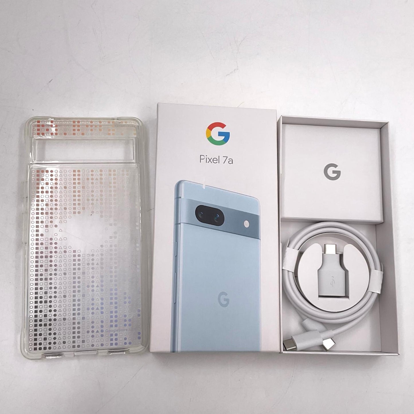 【全額返金保証】【最速発送】Google Pixel 7a 128GB Sea SIMフリー 白ロム 超美品 動作確認済
