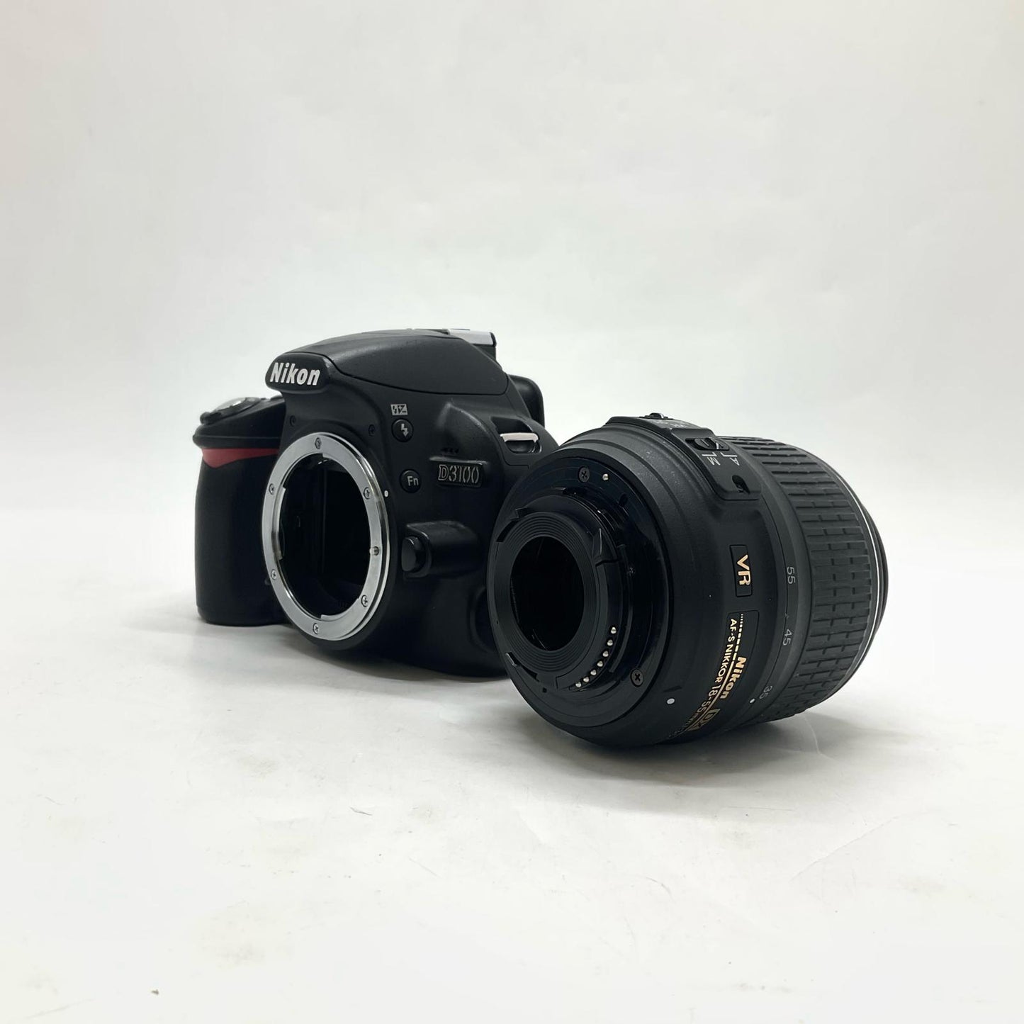 【全額返金保証】【最速発送】Nikon デジタル一眼 D3100 レンズキット ブラック 動作確認済