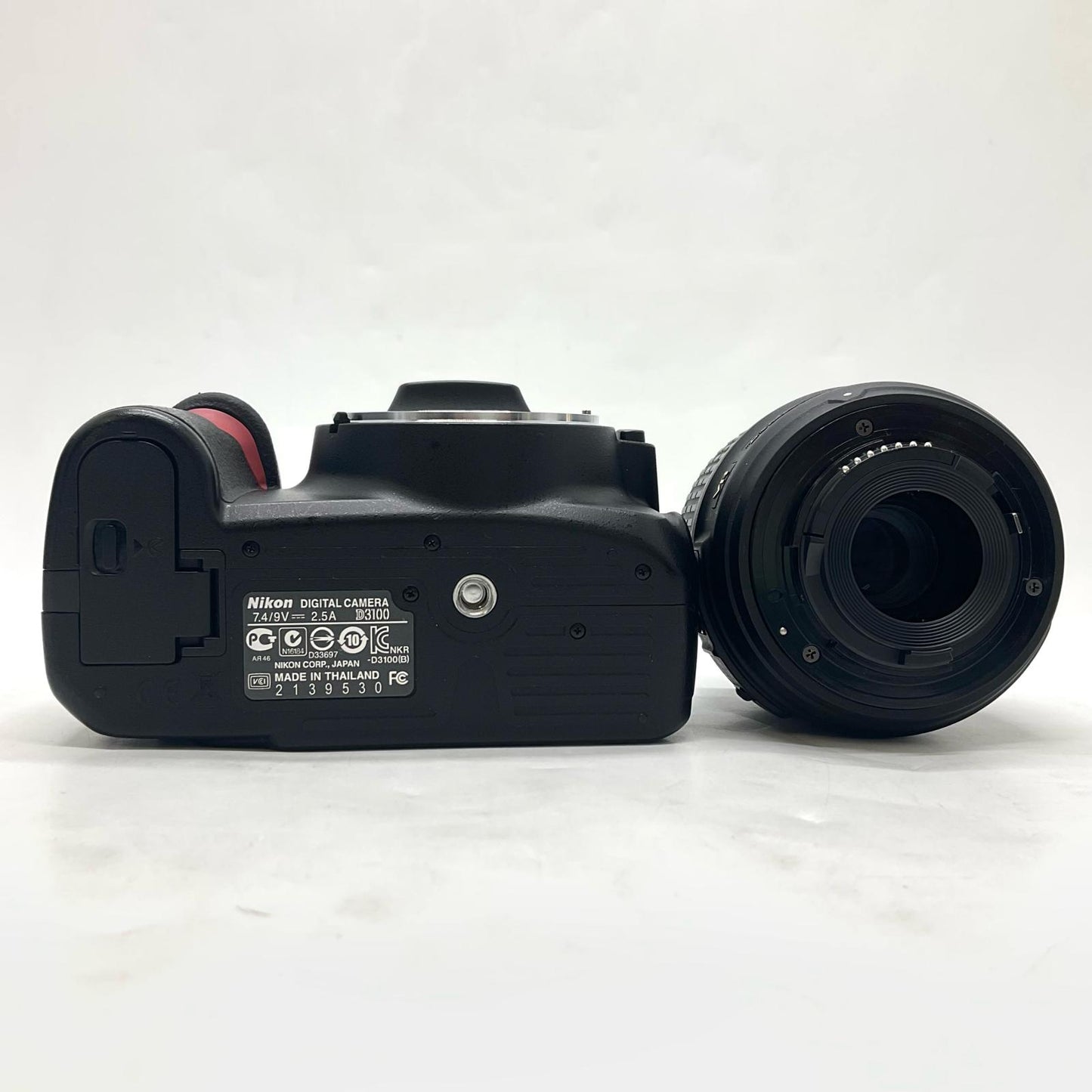 【全額返金保証】【最速発送】Nikon デジタル一眼 D3100 レンズキット ブラック 動作確認済