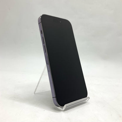 【全額返金保証】【最速発送】Apple iPhone iPhone 14 Pro 256GB ディープパープル 楽天モバイル 動作確認済 85%