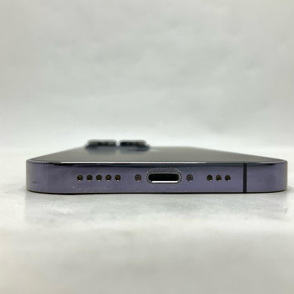 【全額返金保証】【最速発送】Apple iPhone iPhone 14 Pro 256GB ディープパープル 楽天モバイル 動作確認済 85%
