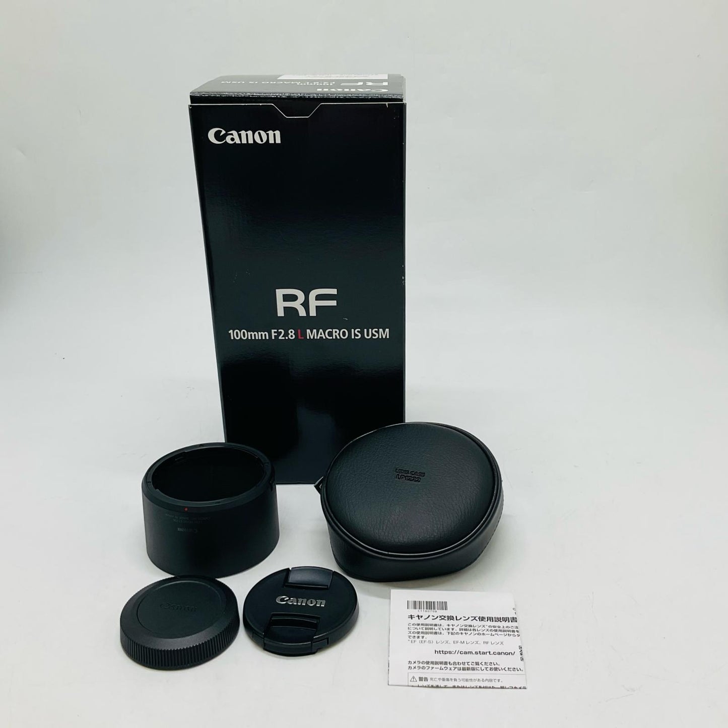 【全額返金保証】【最速発送】Canon RF100mm F2.8 L MACRO IS USM 美品 動作確認済