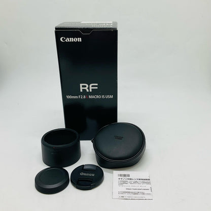 【全額返金保証】【最速発送】Canon RF100mm F2.8 L MACRO IS USM 美品 動作確認済