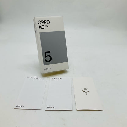 【全額返金保証】【最速発送】OPPO A 5 5G 128GB グリーン au OPG06 白ロム 超美品 動作確認済