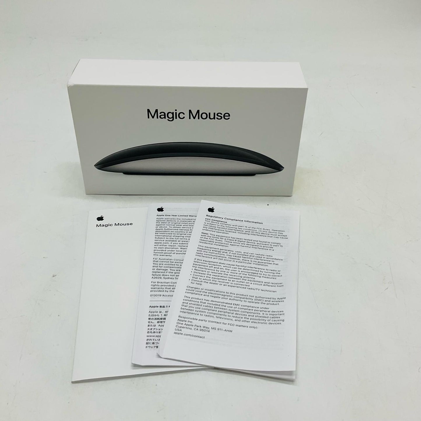 【全額返金保証】【最速発送】Apple Magic Mouse 2 ブラック MMMQ3J/A A1657 美品 動作確認済
