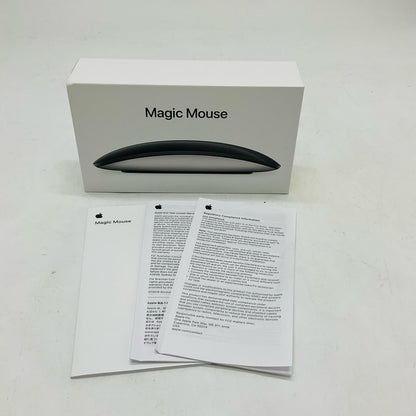 【全額返金保証】【最速発送】Apple Magic Mouse 2 ブラック MMMQ3J/A A1657 美品 動作確認済
