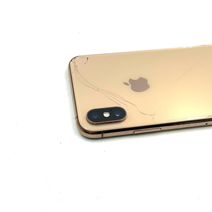 【最速発送】Apple iPhone iPhone XS 64GB ゴールド docomo 白ロム【難有】 74%