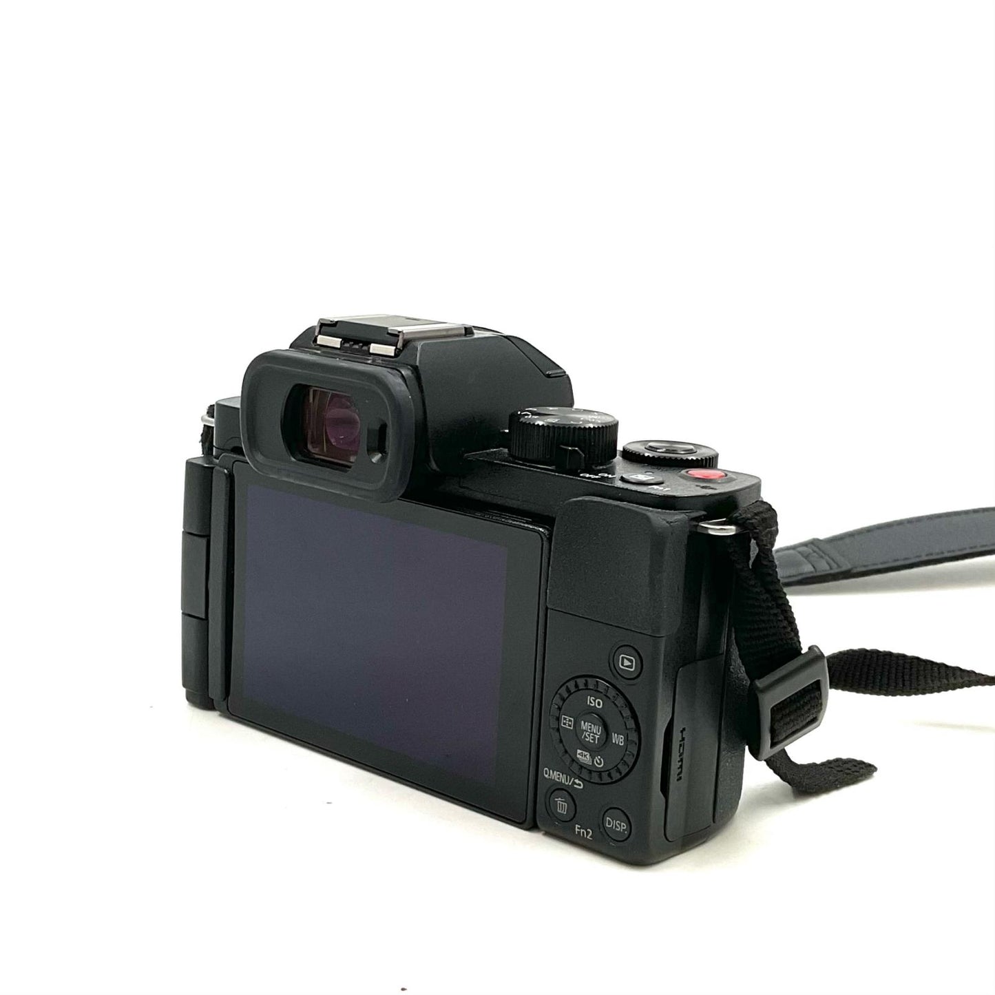 【全額返金保証】【最速発送】Panasonic デジタル一眼 LUMIX DC-G100V 標準ズームレンズキット トライポッドグリップ付 ブラック 美品 動作確認済
