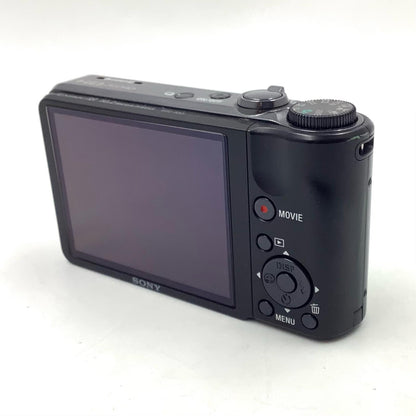 【全額返金保証】【最速発送】Sony コンパクトデジタルカメラ DSC-HX5 ブラック 美品 動作確認済