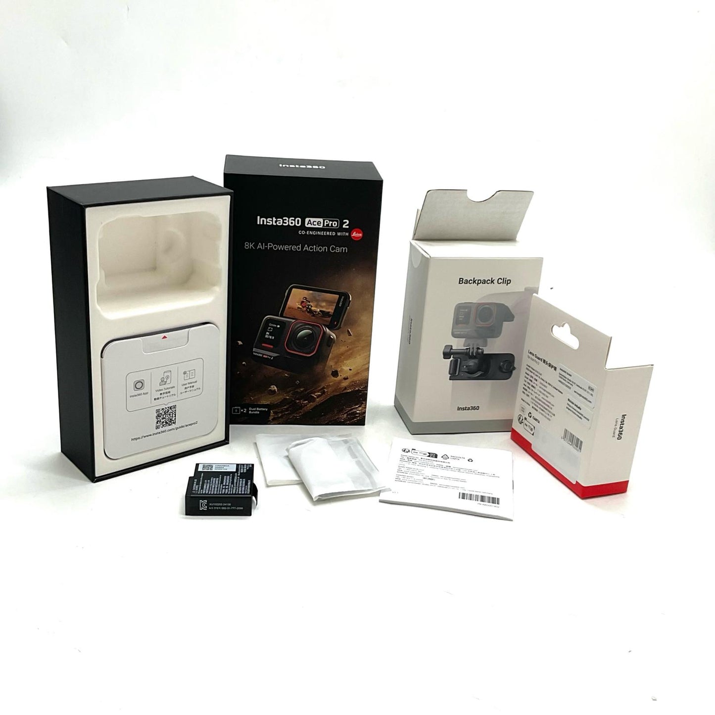 【全額返金保証】【最速発送】Insta360 Ace Pro 2 [ブラック] 超美品 動作確認済