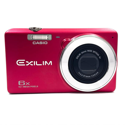 【全額返金保証】【最速発送】CASIO コンパクトデジタルカメラ EXILIM EX-ZS27[レッド] 動作確認済