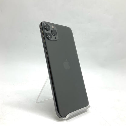 【全額返金保証】【最速発送】Apple iPhone iPhone 11 Pro Max 512GB スペースグレイ Softbank 白ロム 動作確認済 77%