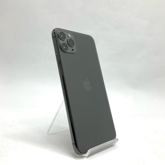 【全額返金保証】【最速発送】Apple iPhone iPhone 11 Pro Max 512GB スペースグレイ Softbank 白ロム 動作確認済 77%