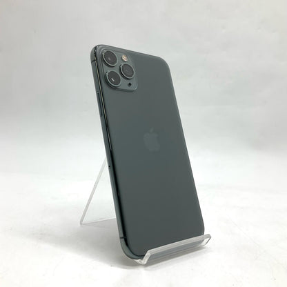 【全額返金保証】【最速発送】Apple iPhone iPhone 11 Pro 64GB ミッドナイトグリーン au 白ロム 動作確認済 75%