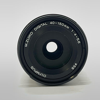 【全額返金保証】【最速発送】OLYMPUS M.ZUIKO DIGITAL ED 40-150mm F4.0-5.6 R [ブラック] 美品 動作確認済