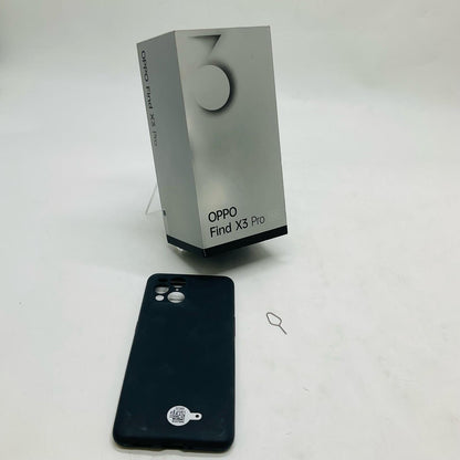 【全額返金保証】【最速発送】OPPO Find X 3　Pro 256GB グロスブラック au SIMフリー OPG03 白ロム 動作確認済