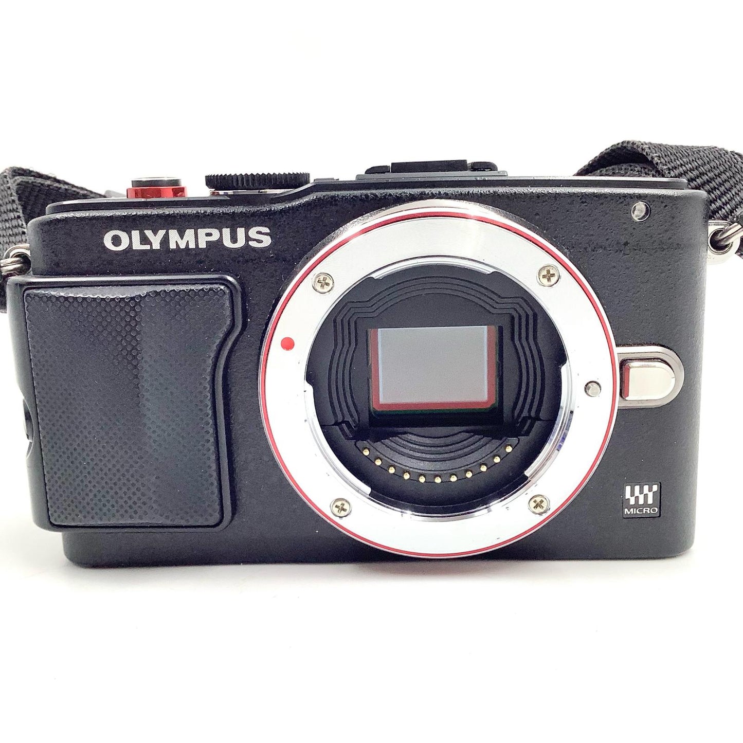 【全額返金保証】【最速発送】OLYMPUS デジタル一眼 PEN Lite E-PL6 ブラック 動作確認済