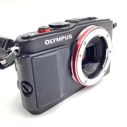【全額返金保証】【最速発送】OLYMPUS デジタル一眼 PEN Lite E-PL6 ブラック 動作確認済