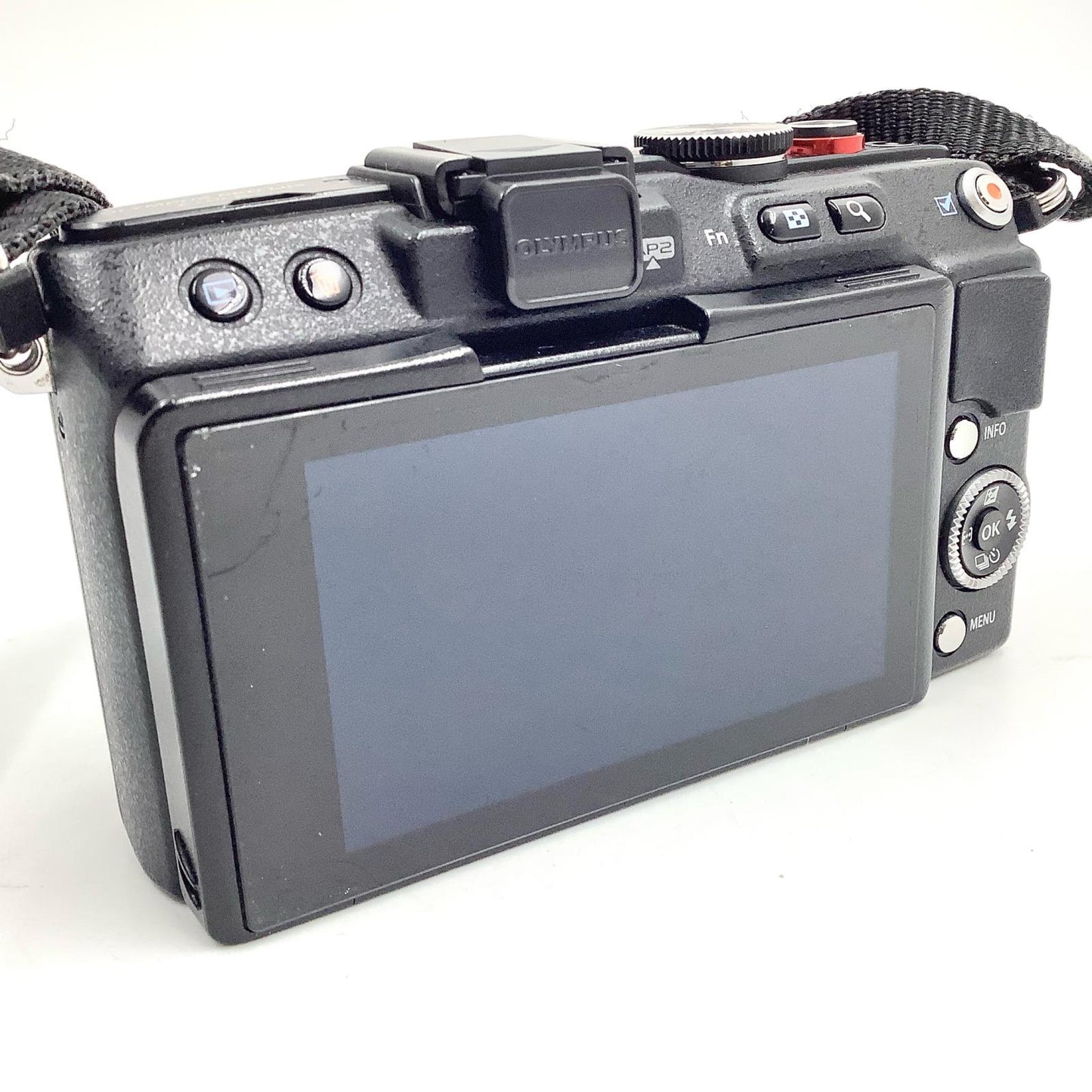 【全額返金保証】【最速発送】OLYMPUS デジタル一眼 PEN Lite E-PL6 ブラック 動作確認済
