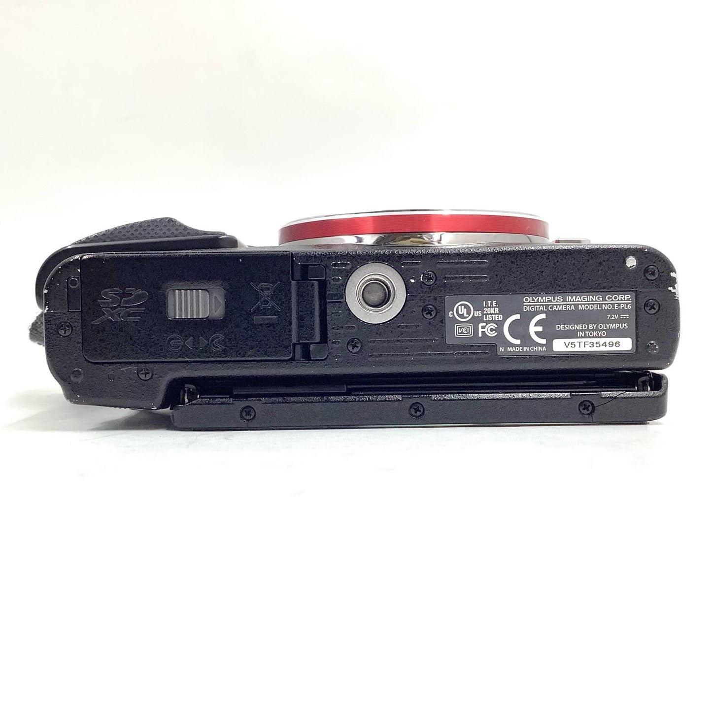 【全額返金保証】【最速発送】OLYMPUS デジタル一眼 PEN Lite E-PL6 ブラック 動作確認済
