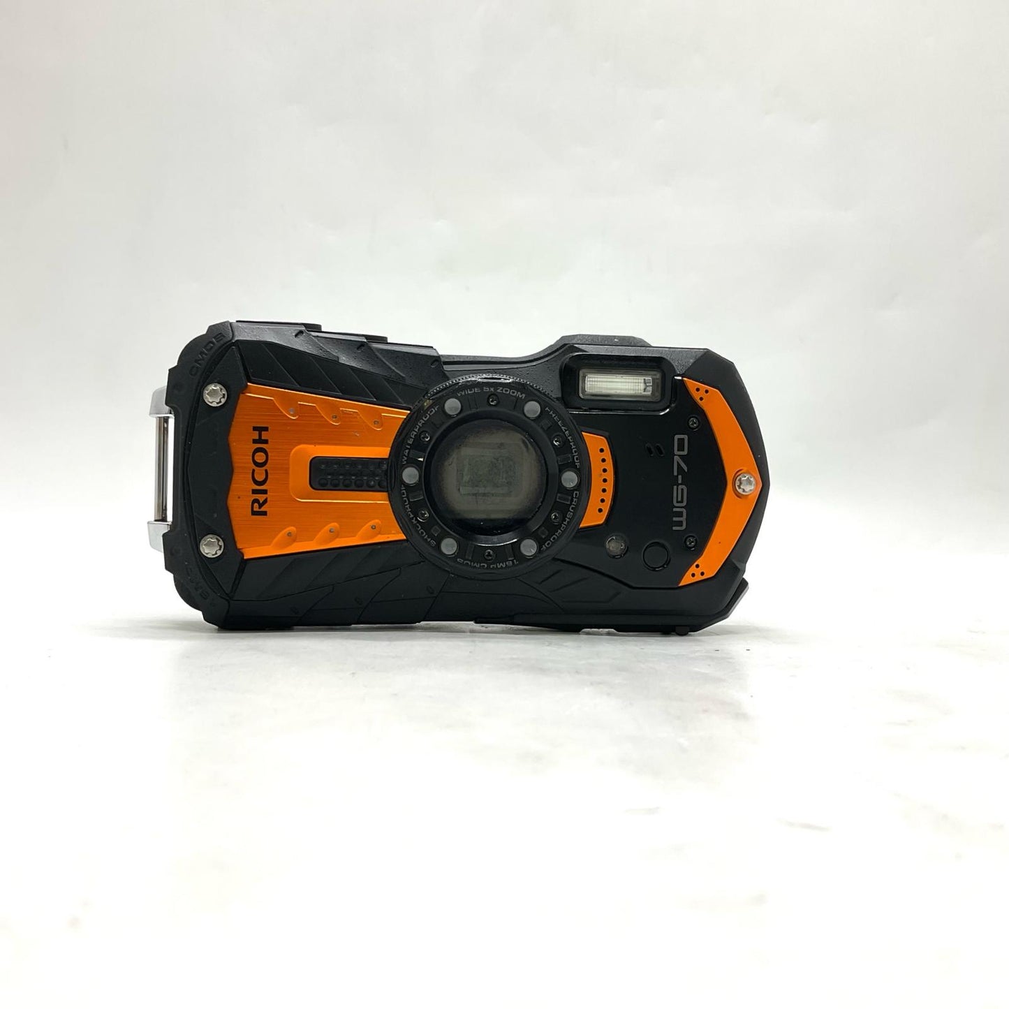 【最速発送】RICOH コンパクトデジタルカメラ WG-70 オレンジ【難有】