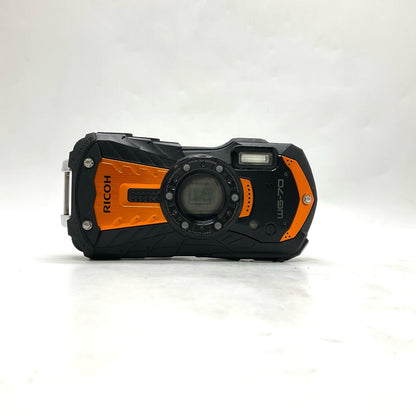 【最速発送】RICOH コンパクトデジタルカメラ WG-70 オレンジ【難有】