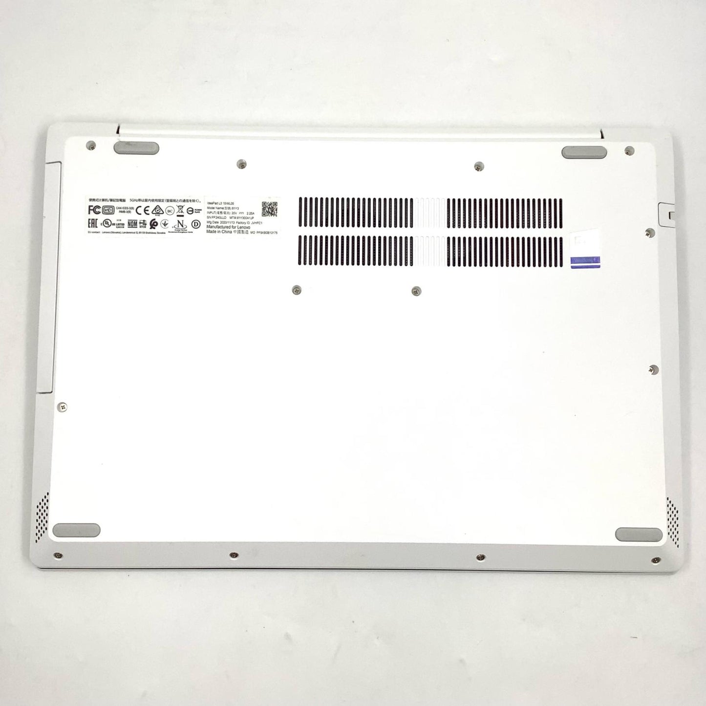 【全額返金保証】【最速発送】Lenovo Lenovo IdeaPad L3 15IML05 81Y300A1JP intel Celeron 5205U 4GB HDD 500GB 90% 美品 動作確認済