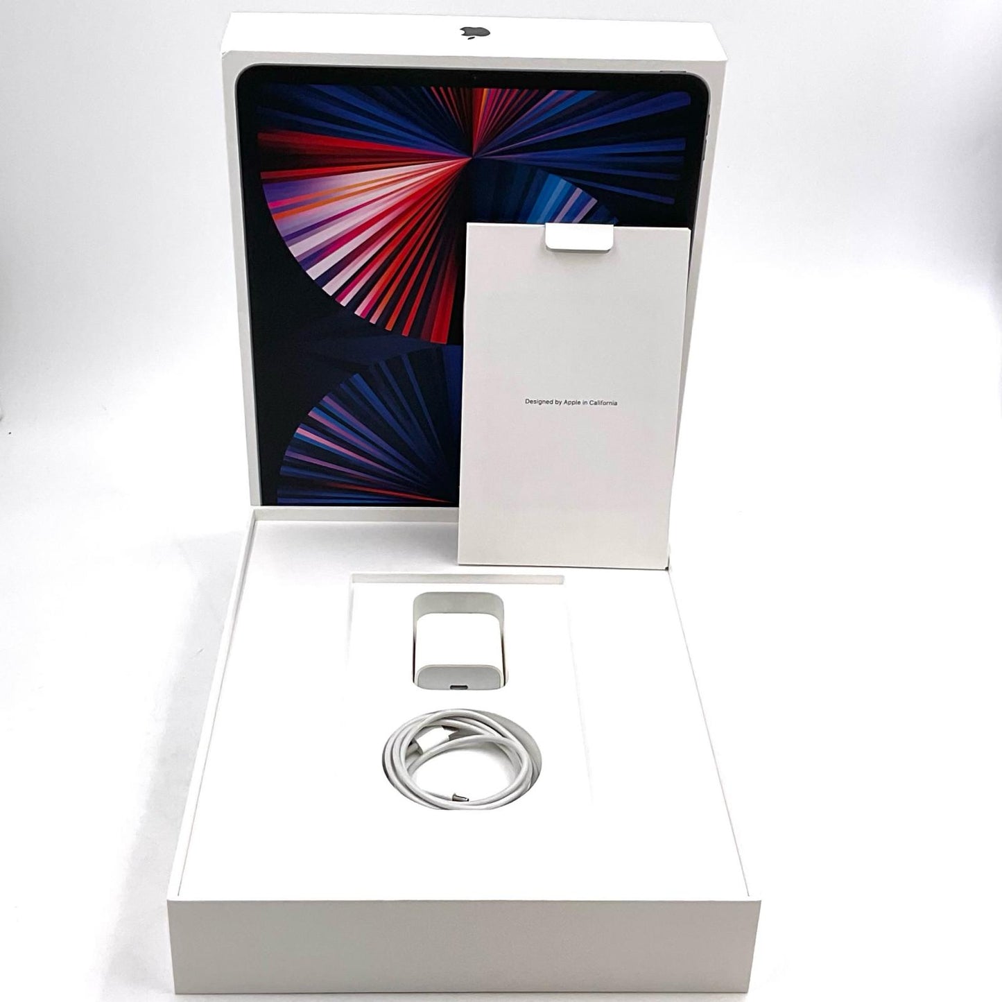 【全額返金保証】【最速発送】Apple iPad Pro 12.9インチ 第5世代 128GB スペースグレイ WiFi+Cellular au 白ロム 美品 動作確認済