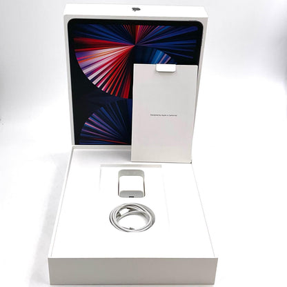 【全額返金保証】【最速発送】Apple iPad Pro 12.9インチ 第5世代 128GB スペースグレイ WiFi+Cellular au 白ロム 美品 動作確認済