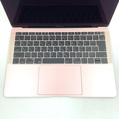 【全額返金保証】【最速発送】Apple MacBook Air 13.3インチ 2019 1.6GHz デュアルコア Intel Core i5 8GB 256GB ゴールド 美品 動作確認済